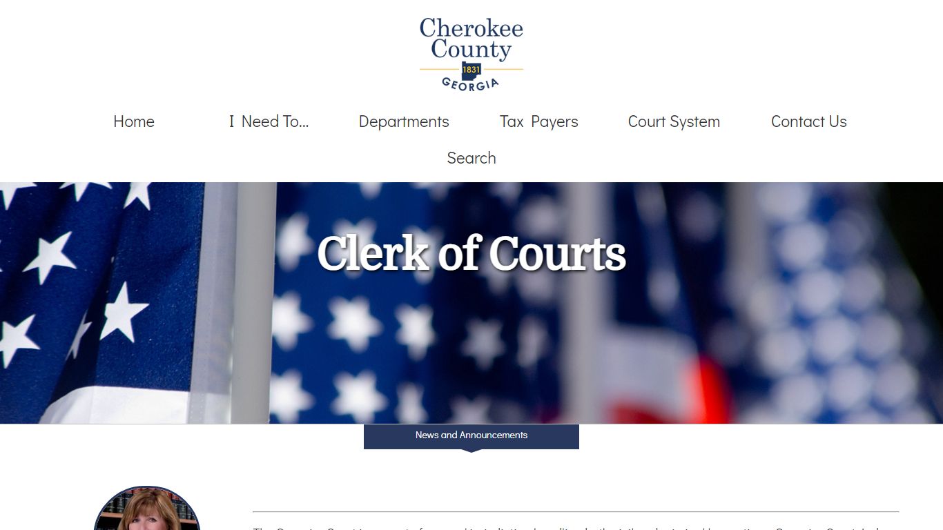 Clerk of Courts | Cherokee County, Georgia